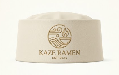 nón đầu bếp kiểu nhật Kaze Ramen non dau bep kieu nhat Kaze Ramen