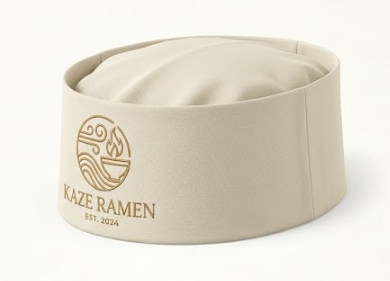 nón đầu bếp kiểu nhật Kaze Ramen1 non dau bep kieu nhat Kaze Ramen1