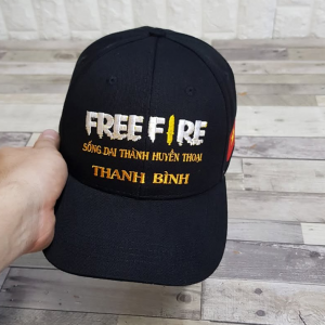 Nón In Logo Free Fire – Mẫu Nón Cá Tính Dành Cho Game Thủ