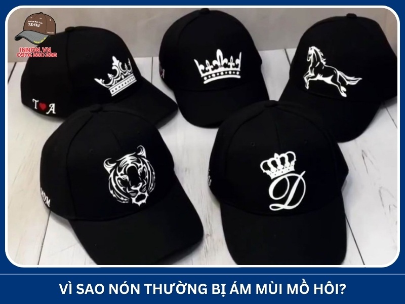 Vì sao nón thường bị ám mùi mồ hôi