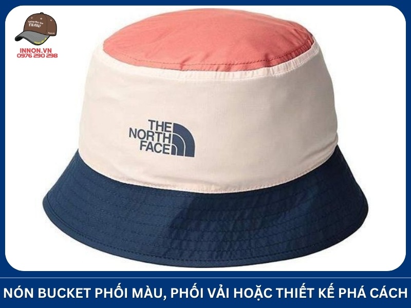 Đặt may nón Bucket local brand 8 Nón Bucket phối màu, phối vải hoặc thiết kế phá cách