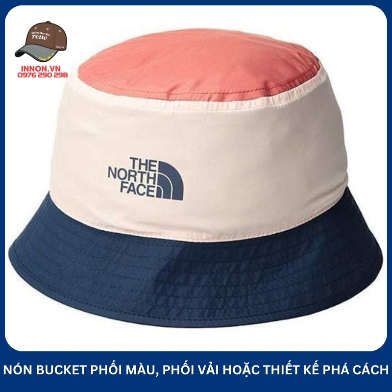 Nón bucket phối màu, phối vải hoặc thiết kế phá cách dat may non bucket local brand 6 2