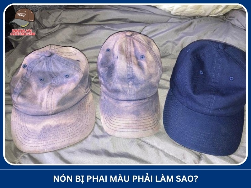 Nón bị phai màu phải làm sao