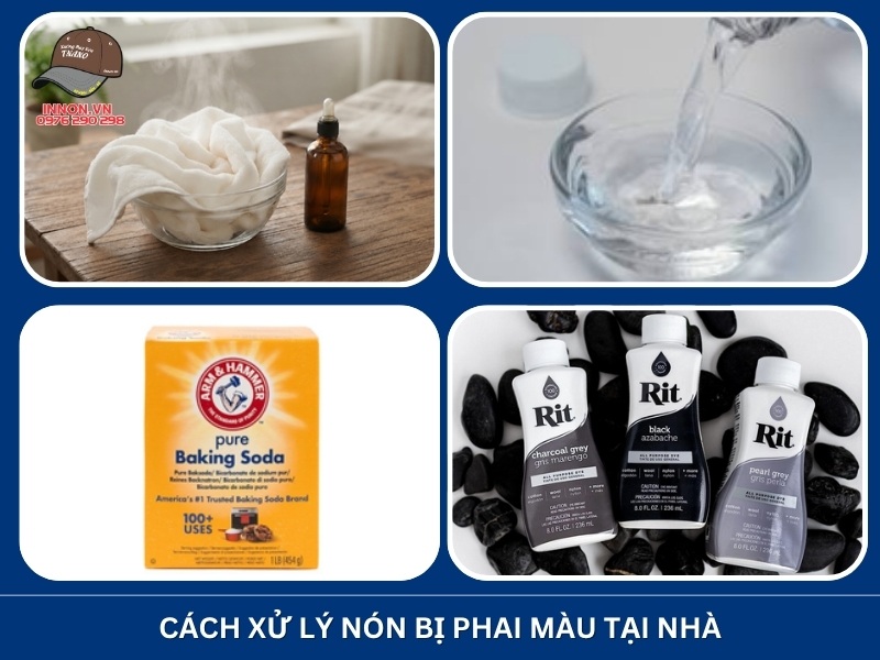 Cách xử lý nón bị phai màu tại nhà