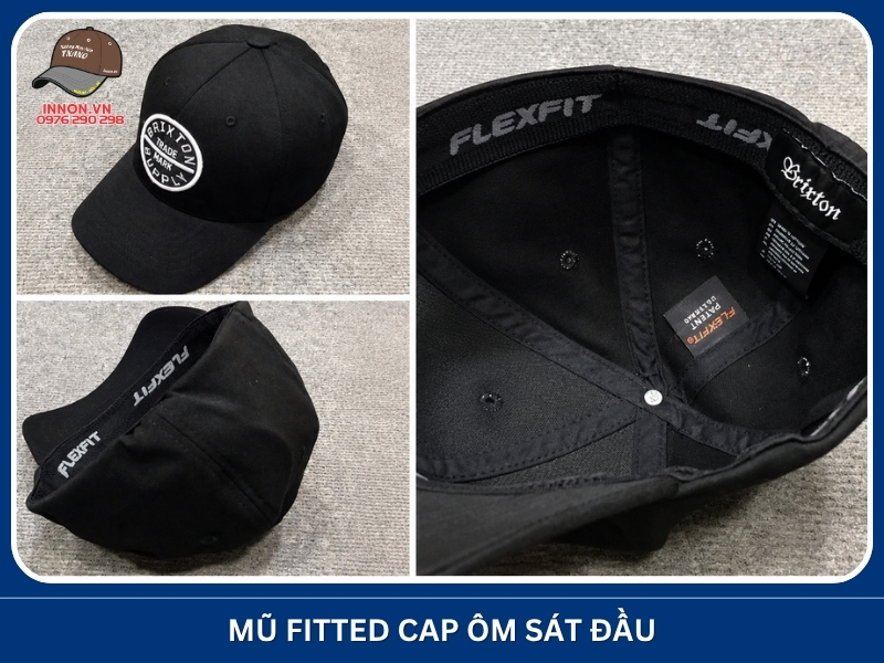 Mũ fitted cap ôm sát đầu