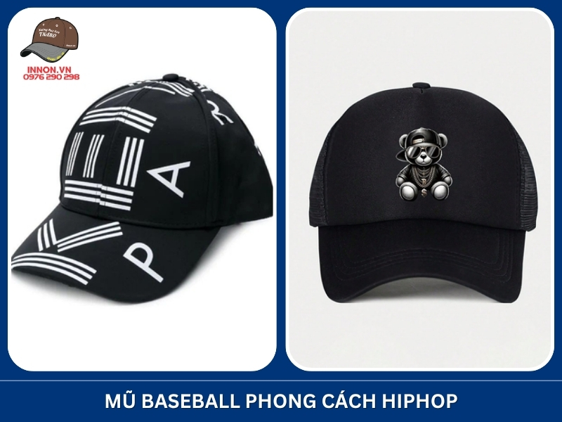 Mũ baseball phong cách hiphop