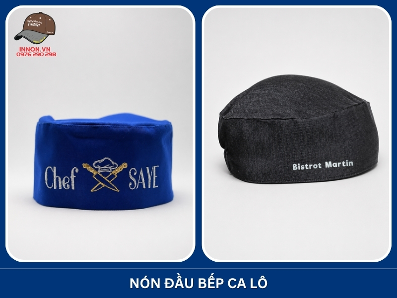 Nón đầu bếp ca lô