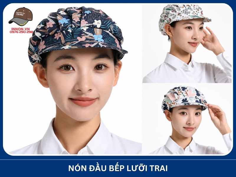 Nón đầu bếp lưỡi trai