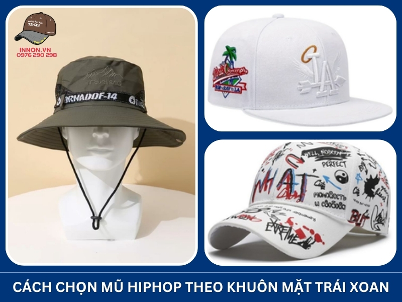 Cách chọn mũ hiphop theo khuôn mặt trái xoan