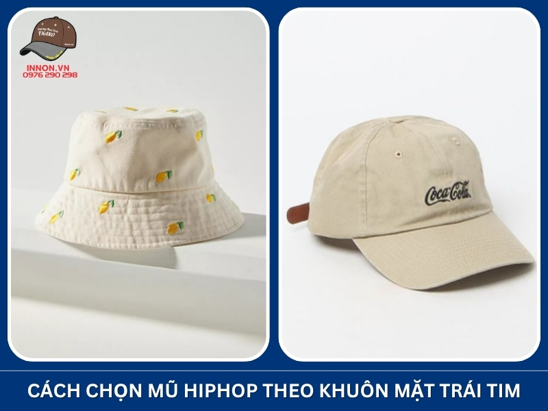 Cách chọn mũ hiphop theo khuôn mặt trái tim