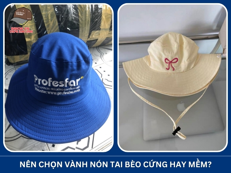 Nên chọn vành nón tai bèo cứng hay mềm khi đặt may? 17 Nên chọn vành nón tai bèo cứng hay mềm