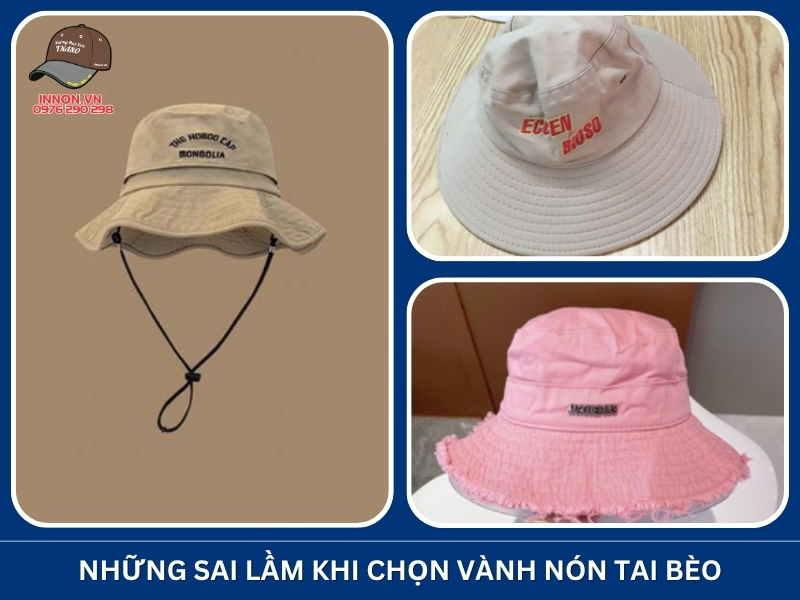 Nên chọn vành nón tai bèo cứng hay mềm khi đặt may? 26 Những sai lầm khi chọn vành nón tai bèo
